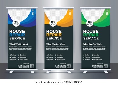 Real Estate Roll-Up Banner Design for Real  Estate Company