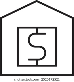 Real Estate Sale icon design for personal commercial use