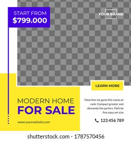 Real estate sale promotion design social media