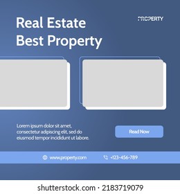 Real estate sales social media Post business abstract vector template design. cover modern layout, annual report, poster, flyer, geometric shapes for tech, science, marketing business
