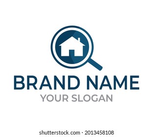 Real Estate Search Agency Logo Design Stock Vector (Royalty Free ...