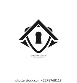 Real estate security business modern logo icon