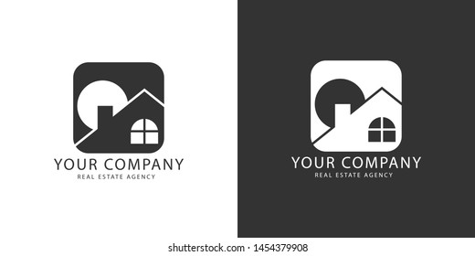 Real Estate Sign Icon Vector