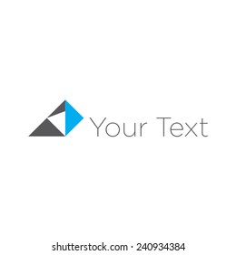 Real Estate Sign Template - Vector Illustration