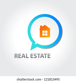  signo inmobiliario - vectores eps 10