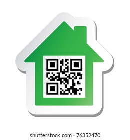 Real Estate Signboard Or Sticker With 