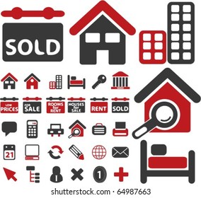 real estate signs. vector