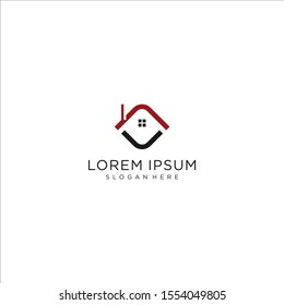 Real estate simple  logo design