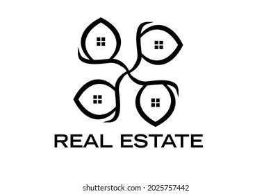 Real Estate simple logo design