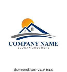 einfaches Logo-Design von Real Estate
