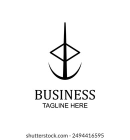 Immobilien einfaches Logo-Design