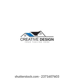 Real Estate simple logo design-Real estate logo