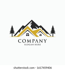 Real Estate. Smart Home. Property and Construction Logo design for business corporate sign