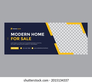 Real estate Social media cover post design Corporate Business promotion and Social media cover banner template ads timeline