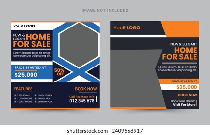 Real estate social media or instagram post template