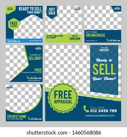 Real Estate social media post design template