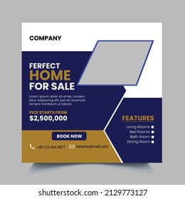 real estate social media post design