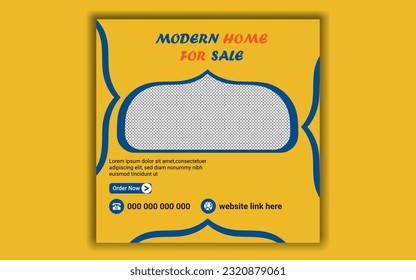  Real Estate Social Media Post Banner home sale social media post banner design