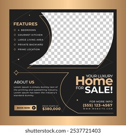 Real estate Social Media post template Design