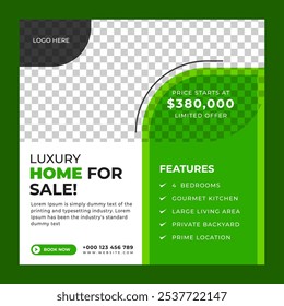 Real estate Social Media post template Design