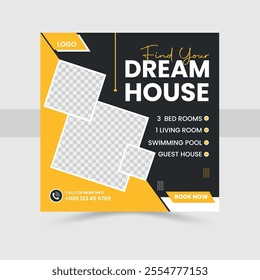 Real estate social media post design