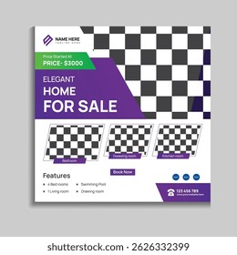Real estate social media post design