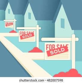 Real Estate Sold Sign Properties