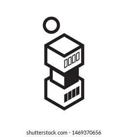 Real estate with sun logo template vector building with sunrise icon design