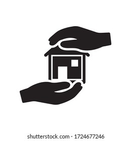 Real Estate Support Icon. Home Insurance Icon