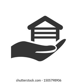 Real estate support icon.vector graphics
