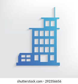 Real estate symbol design,clean vector