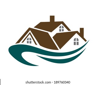 18,438 House waves logo Images, Stock Photos & Vectors | Shutterstock