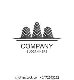 Ilustración de icono vectorial de símbolo inmobiliario