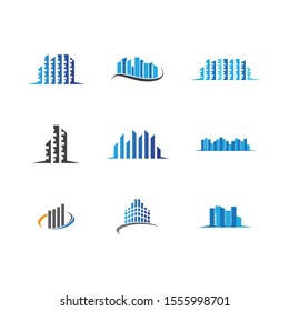 Ilustración de icono vectorial de símbolo inmobiliario Vector de stock