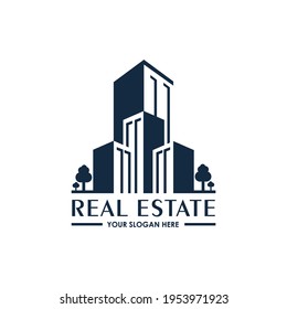 real estate template logo vector symbol icon