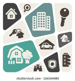 Real estate theme Illustration
