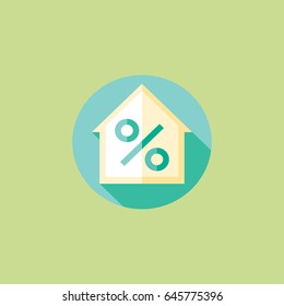 Real estate thin icons