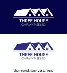 real estate Three House Company  LOGO FOR VACTOR