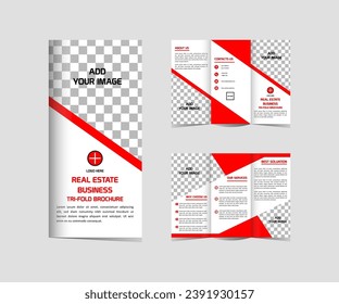 Real estate Tri fold brochure design