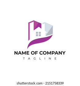 Real Estate Único y moderno diseño de logotipo creativo archivo vectorial libre