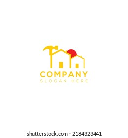 Real Estate vector art logo design 