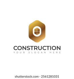 Real Estate vector building construction Repair logo