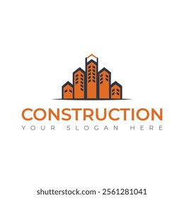 Real Estate vector building construction Repair logo