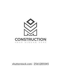 Real Estate vector building construction Repair logo