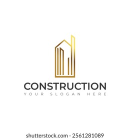 Real Estate vector building construction Repair logo