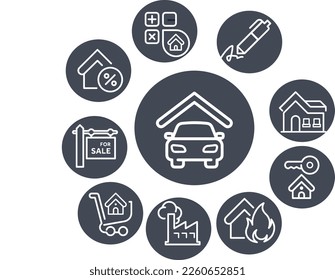 Real estate vector design house