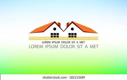Real Estate Vector. House Symbol.