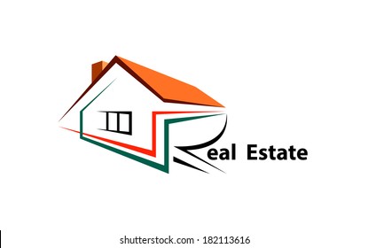 Real Estate Vector. House Symbol. Logo