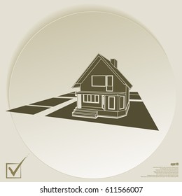 Real estate vector icon