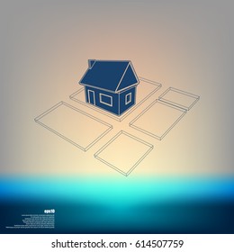 Real estate vector icon